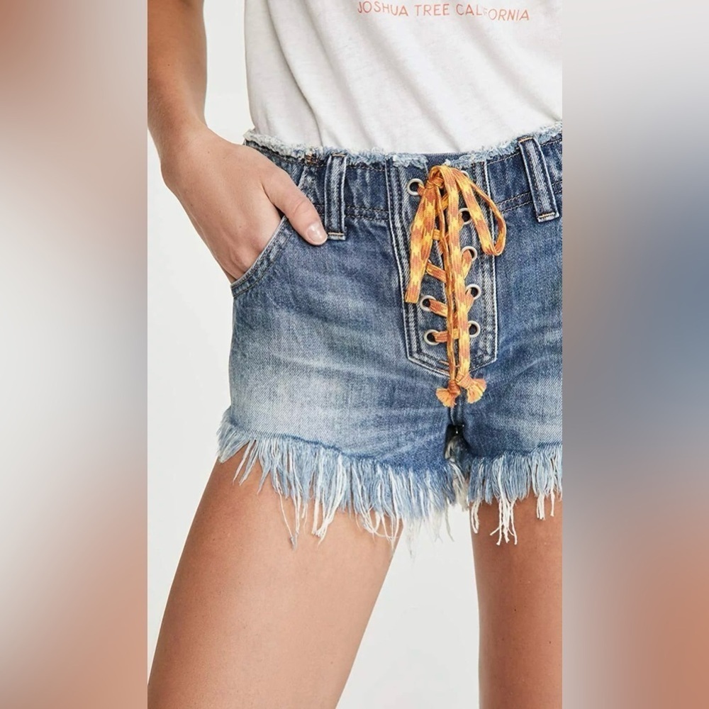 FREE PEOPLE | Becket Slouchy Cutoff Shorts
